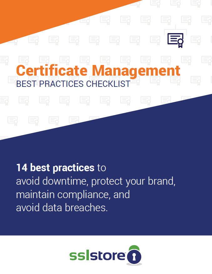 Certificate Management Checklist