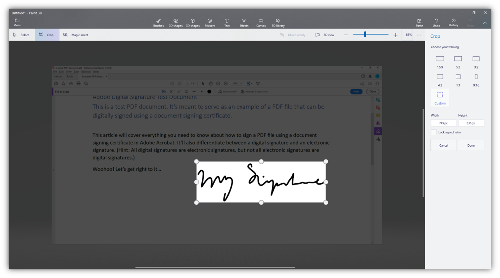 How To Create A Custom Digital Signature In Adobe Acrobat Reader Hashed Out By The Ssl Store