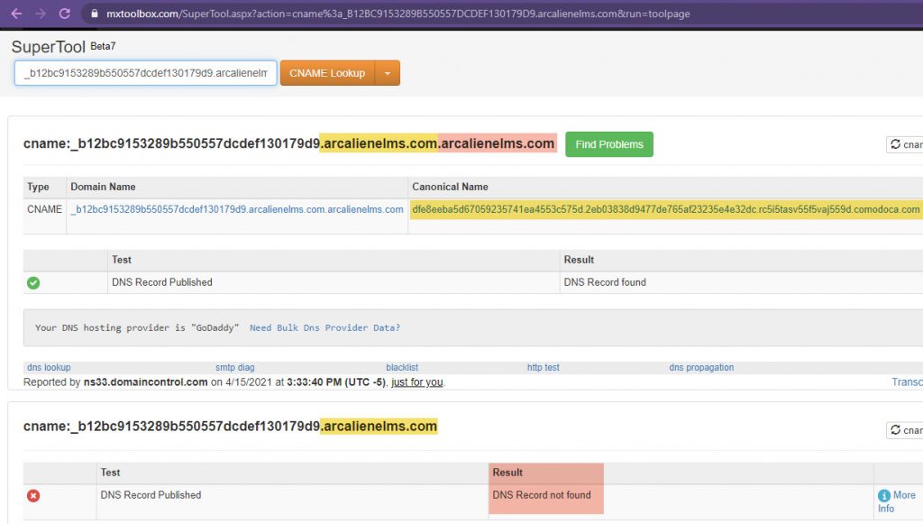 Troubleshooting Domain Control Validation (DCV) - Knowledge Base